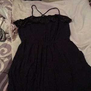 Dark blue dress